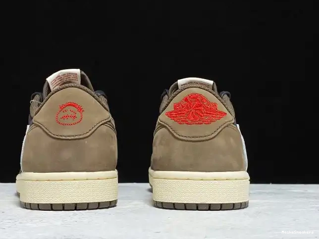 MaikeSneakers Mocha x SP CQ4277-001 Jordan Scott Low Dark 1 OG Air Travis 0517